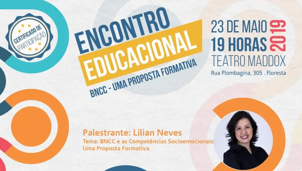 Encontro educacional traz palestra gratuita sobre como se adequar às novas diretrizes da BNCC